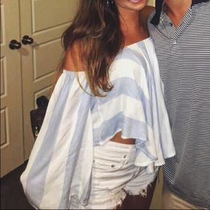 off the shoulder top